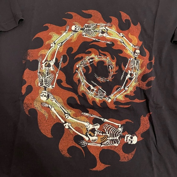 Urban Outfitters Future State Skeleton Spiral Tee size Small - Picture 3 of 3
